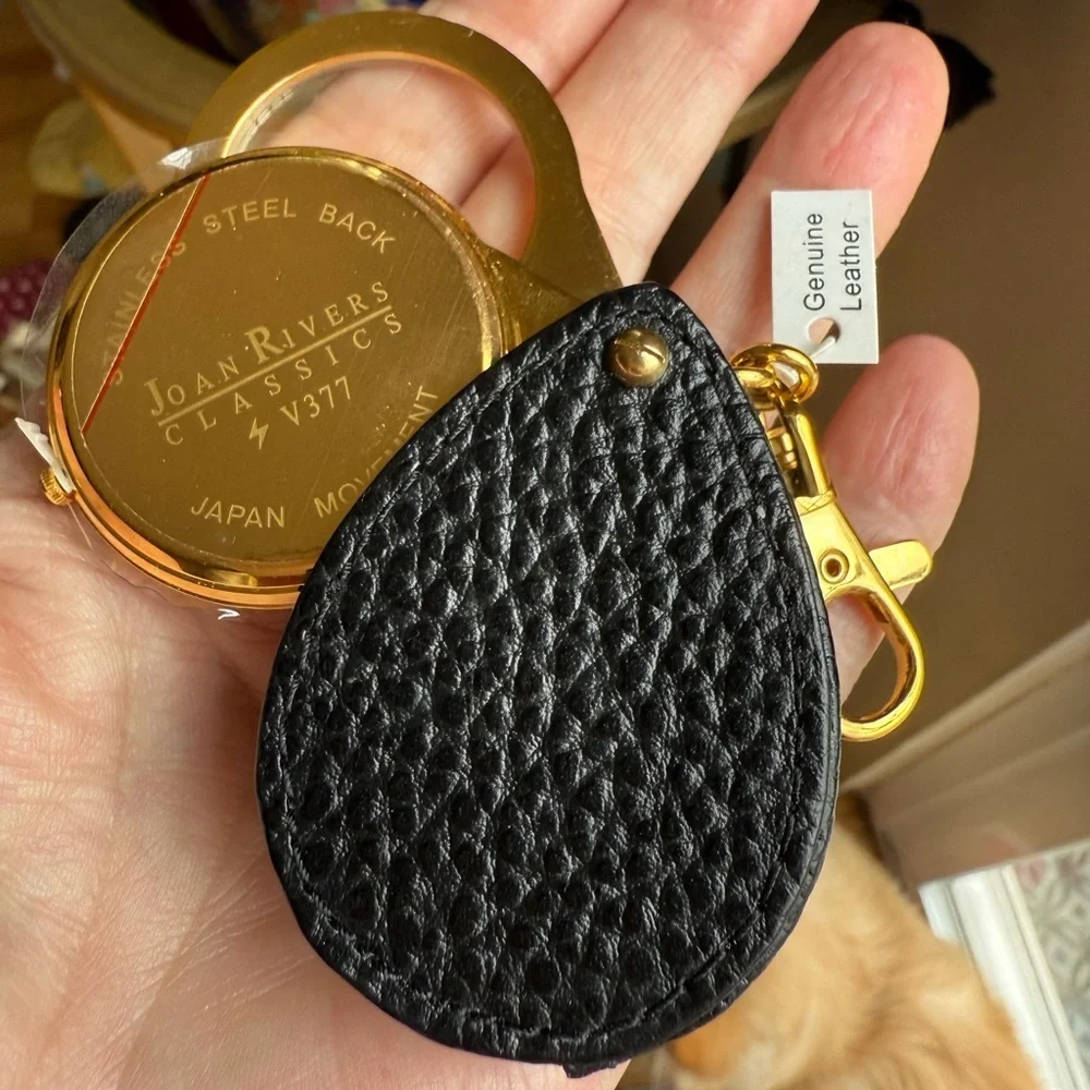 Joan Rivers Goldtone Vintage Pocket Watch with Magnifying Loupe - Picture 10 of 10